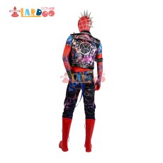 画像6: スパイダーマン:アクロス・ザ・スパイダーバース Spider-Punk Hobart 'Hobie' Brown ホバート・“ホービー”・ブラウン / スパイダーパンク コスプレ衣装 コスチューム cosplay (6)