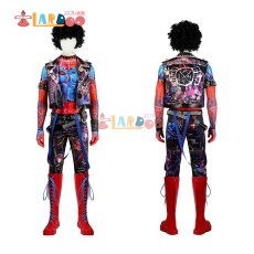 画像7: スパイダーマン:アクロス・ザ・スパイダーバース Spider-Punk Hobart 'Hobie' Brown ホバート・“ホービー”・ブラウン / スパイダーパンク コスプレ衣装 コスチューム cosplay (7)