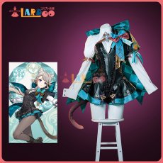 画像9: 【復刻企画】原神 Genshin フォンテーヌ リネット-Lynette コスプレ衣装 コスチューム cosplay (9)