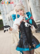画像2: 【復刻企画】原神 Genshin フォンテーヌ リネット-Lynette コスプレ衣装 コスチューム cosplay (2)