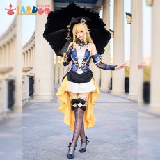 画像1: 【生産停止】原神 Genshin  フォンテーヌ ナヴィア-Navia コスプレ衣装 コスチューム cosplay (1)