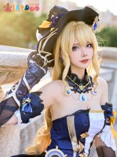 画像4: 【生産停止】原神 Genshin  フォンテーヌ ナヴィア-Navia コスプレ衣装 コスチューム cosplay (4)