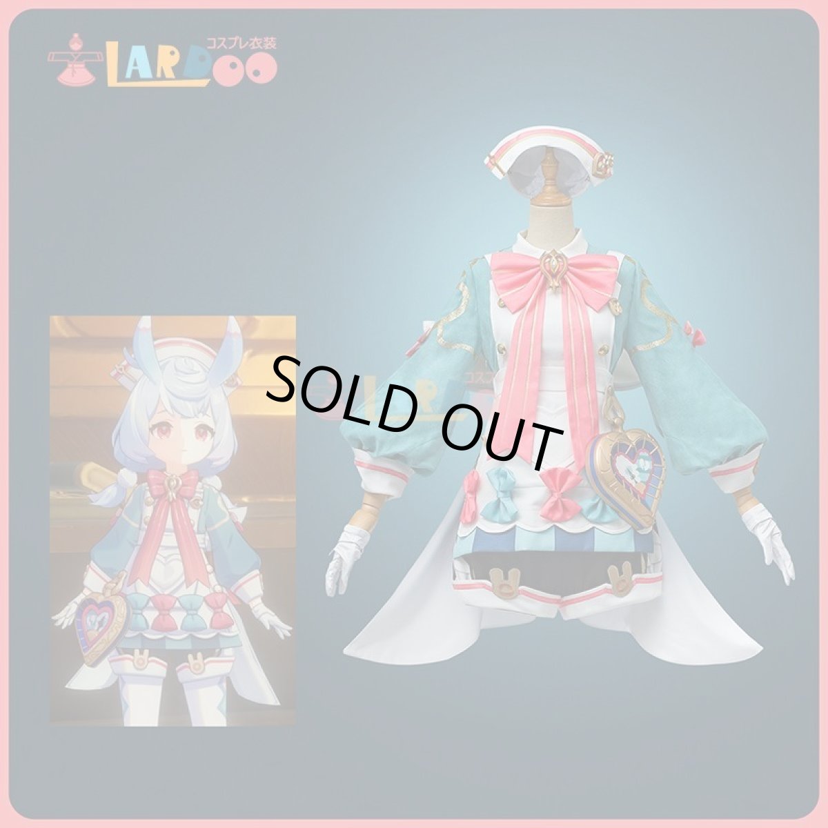 画像1: 【生産停止】原神 Genshin フォンテーヌ シグウィン-Sigewinne コスプレ衣装 コスチューム cosplay (1)