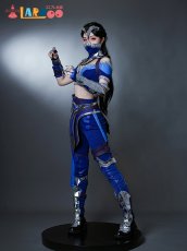 画像2: モータルコンバット Mortal Kombat シリーズ1 キタナ/Kitana コスプレ衣装 コスチューム オーダーメイド可能 cosplay (2)