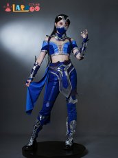 画像3: モータルコンバット Mortal Kombat シリーズ1 キタナ/Kitana コスプレ衣装 コスチューム オーダーメイド可能 cosplay (3)