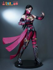 画像4: モータルコンバット Mortal Kombat シリーズ1 ミレーナ/Mileena コスプレ衣装 コスチューム オーダーメイド可能 cosplay (4)