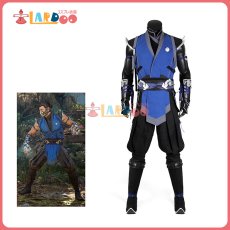 画像1: モータルコンバット Mortal Kombat シリーズ1 サブ・ゼロ/Sub-Zero コスプレ衣装 コスチューム cosplay (1)