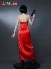 画像5: 【在庫あり】バイオハザード RE:4 Ada Wong エイダ ウォン 刺繍チャイナドレス コスプレ衣装 コスチューム Resident Evil4 cosplay (5)