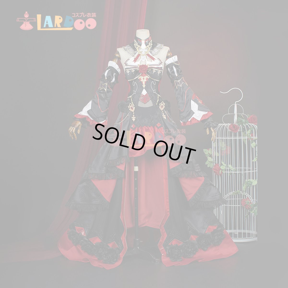 画像2: 崩壊3rd テレサ·アポカリプス 「月下の誓い・真紅の愛」 コスプレ衣装 コスチューム cosplay (2)