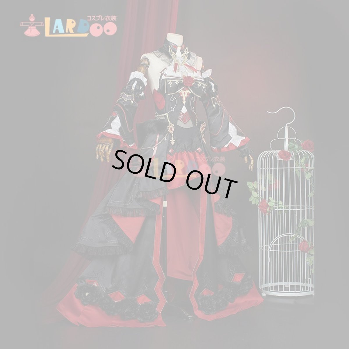 画像4: 崩壊3rd テレサ·アポカリプス 「月下の誓い・真紅の愛」 コスプレ衣装 コスチューム cosplay (4)