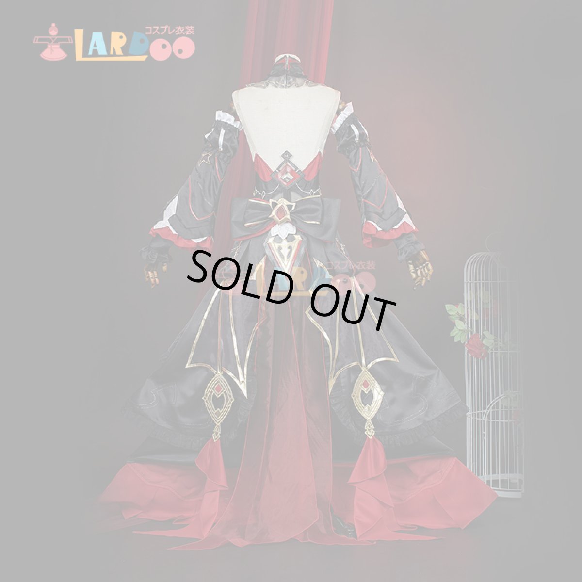 画像5: 崩壊3rd テレサ·アポカリプス 「月下の誓い・真紅の愛」 コスプレ衣装 コスチューム cosplay (5)