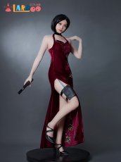 画像3: バイオハザード RE:4 Ada Wong エイダ ウォン ベルベットドレス コスプレ衣装 コスチューム Resident Evil4 cosplay (3)
