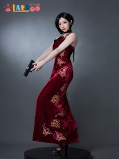 画像4: バイオハザード RE:4 Ada Wong エイダ ウォン ベルベットドレス コスプレ衣装 コスチューム Resident Evil4 cosplay (4)