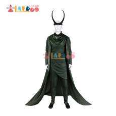 画像2: ロキ シーズン2  ロキ/Loki ラウフェイソン神ロキ コスプレ衣装 マスク付き コスチューム cosplay (2)