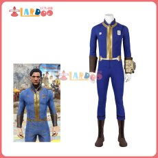 画像1: フォールアウト4 Fallout4 No.75 Sheltersuit シェルタースーツ コスプレ衣装 腕道具付き コスチューム cosplay (1)