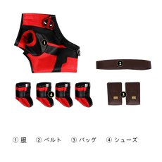 画像9: デッドプール3 Deadpool&Wolverine parallel universes ペット用品  犬服 ドッグウエア  コスプレ衣装 コスチューム  cosplay (9)