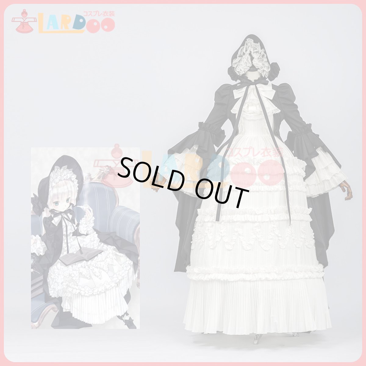 画像8: 【生産停止】GOSICK ゴシック ヴィクトリカ・ド・ブロワ コスプレ衣装 コスチューム cosplay (8)