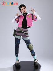 画像2: ヴァロラント VALORANT クローヴ CLOVE コスプレ衣装 リュック付き コスチューム cosplay (2)