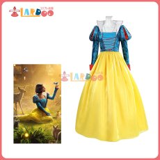 画像1: ディズニー 実写版白雪姫 Snow White 白雪姫 コスプレ衣装 大人用 コスチューム cosplay (1)
