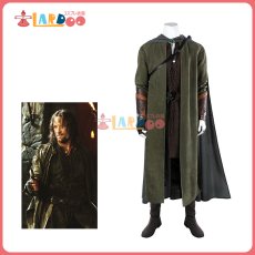 画像1: The Lord of the Rings: The Two Towers ロード・オブ・ザ・リング/二つの塔 アラゴルン -Aragorn  コスプレ衣装  コスチューム cosplay (1)