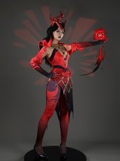 画像4: マーベル・ライバルズ Marvel Rivals スカーレット・ウィッチ エンポリアム メイトロン  Emporium Matron コスプレ衣装 コスチューム cosplay (4)