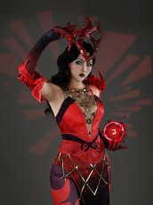 画像6: マーベル・ライバルズ Marvel Rivals スカーレット・ウィッチ エンポリアム メイトロン  Emporium Matron コスプレ衣装 コスチューム cosplay (6)