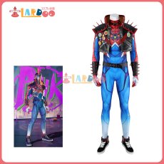 画像1: マーベル・ライバルズ Marvel Rivals Spider punk 2099 スパイダーパンク2099 コスプレ衣装 コスチューム cosplay (1)