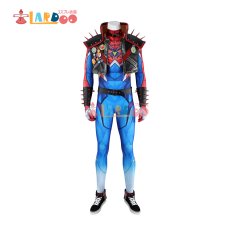 画像2: マーベル・ライバルズ Marvel Rivals Spider punk 2099 スパイダーパンク2099 コスプレ衣装 コスチューム cosplay (2)