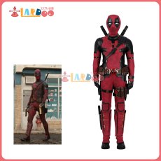 画像1: デッドプール&ウルヴァリン Deadpool3 Deadpool & Wolverine The Deadpool キッズ デッドプール コスチューム コスプレ衣装 (1)