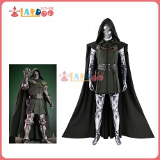 画像1: ドクター・ドゥーム Doctor Doom ヴィクター・フォン・ドゥーム ジャンプスーツマスク付き コスプレ衣装 コスチューム  (1)