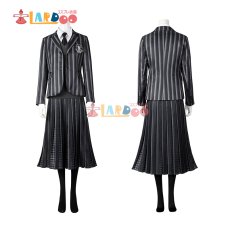 画像6: ウェンズデー シーズン2 ウェンズデー・アダムス Wednesday Addams 制服 コスプレ衣装 コスチューム Wednesday Season 2 cosplay (6)