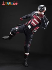 画像2: サンダーボルツ* Thunderbolts 映画2025 ジョン・ウォーカー / U.S.エージェント U.S. Agent  マスク付き コスプレ衣装 コスチューム cosplay  (2)