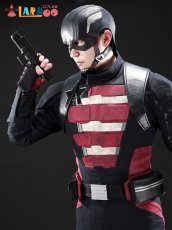画像4: サンダーボルツ* Thunderbolts 映画2025 ジョン・ウォーカー / U.S.エージェント U.S. Agent  マスク付き コスプレ衣装 コスチューム cosplay  (4)