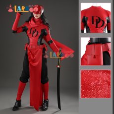 画像1: エレクトラ・ナチオス Elektra Natchios Daredevil エレクトラ ヘルメット付き コスプレ衣装 コスチューム Elektra Natchios Daredevil cosplay (1)