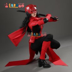 画像2: エレクトラ・ナチオス Elektra Natchios Daredevil エレクトラ ヘルメット付き コスプレ衣装 コスチューム Elektra Natchios Daredevil cosplay (2)