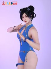 画像7: ストリートファイター6 StreetFighterVI Chun-Li 春麗 水着 コスプレ衣装 コスチューム cosplay (7)