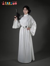 画像3: スター・ウォーズ エピソード4/新たなる希望 レイア・オーガナ レイア姫 コスプレ衣装 コスチューム Star Wars: Episode IV A New Hope cosplay (3)