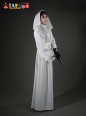 画像4: スター・ウォーズ エピソード4/新たなる希望 レイア・オーガナ レイア姫 コスプレ衣装 コスチューム Star Wars: Episode IV A New Hope cosplay (4)