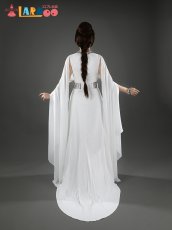 画像5: スター・ウォーズ エピソード4/新たなる希望 レイア・オーガナ レイア姫 ドレス コスプレ衣装 コスチューム cosplay (5)