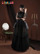 画像2: ウェンズデー シーズン2 ウェンズデー・アダムス Wednesday Addams コスプレ衣装 コスチューム Wednesday Season 2 cosplay (2)