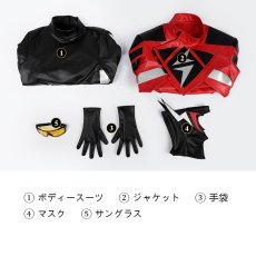 画像8: Absolute Flash フラッシュ 赤黒スーツ 漫画版 コスプレ衣装 コスチューム cosplay (8)
