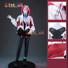 画像1: All-New スパイダーマン ゴースト・スパイダー グウェン・ステイシー ジャンプスーツ ボディースーツ コスプレ衣装  コスチューム cosplay (1)