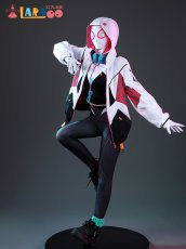 画像6: All-New スパイダーマン ゴースト・スパイダー グウェン・ステイシー ジャンプスーツ ボディースーツ コスプレ衣装  コスチューム cosplay (6)