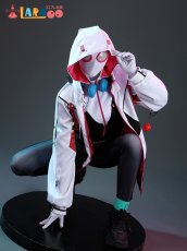 画像3: All-New スパイダーマン ゴースト・スパイダー グウェン・ステイシー ジャンプスーツ ボディースーツ コスプレ衣装  コスチューム cosplay (3)