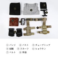 画像14: トゥームレイダー：カタリスト Tomb Raider: Catalyst ララ・クロフト Lara Croft  コスプレ衣装 コスチューム cosplay (14)