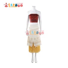 画像10: モアナと伝説の海 実写版 モアナ-Moana コスプレ衣装  コスチューム cosplay (10)