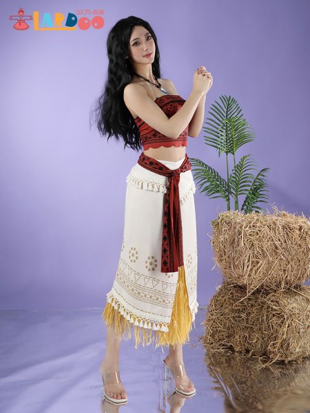 モアナと伝説の海 実写版 モアナ-Moana コスプレ衣装 コスチューム cosplay