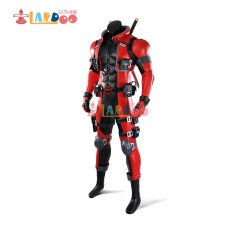 画像3: マーベル・ライバルズ Marvel Rivals デッドプール-Deadpool コスチューム コスプレ衣装 (3)