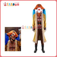 画像1: 実写版ワンピース シーズン2 バギー-Buggy コスプレ衣装 コスチューム ONE PIECE Season2 cosplay (1)