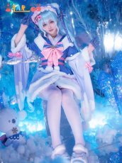 画像2: 【生産停止】VOCALOID 初音ミク SNOW MIKU 2023 コスプレ衣装 コスチューム cosplay (2)